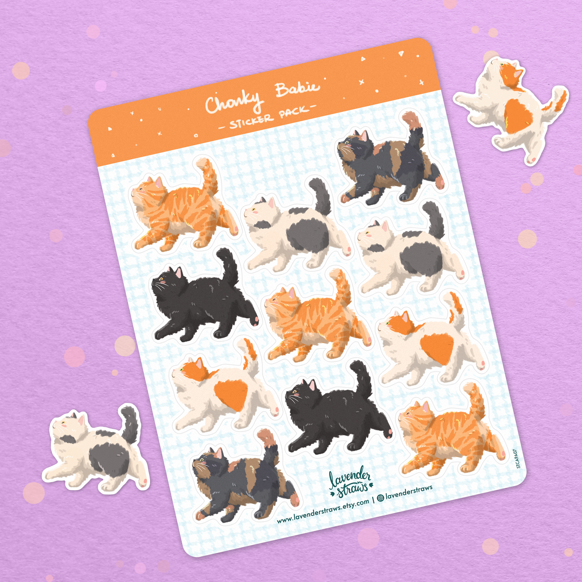 Chonky Babie Sticker Sheet - Image 1