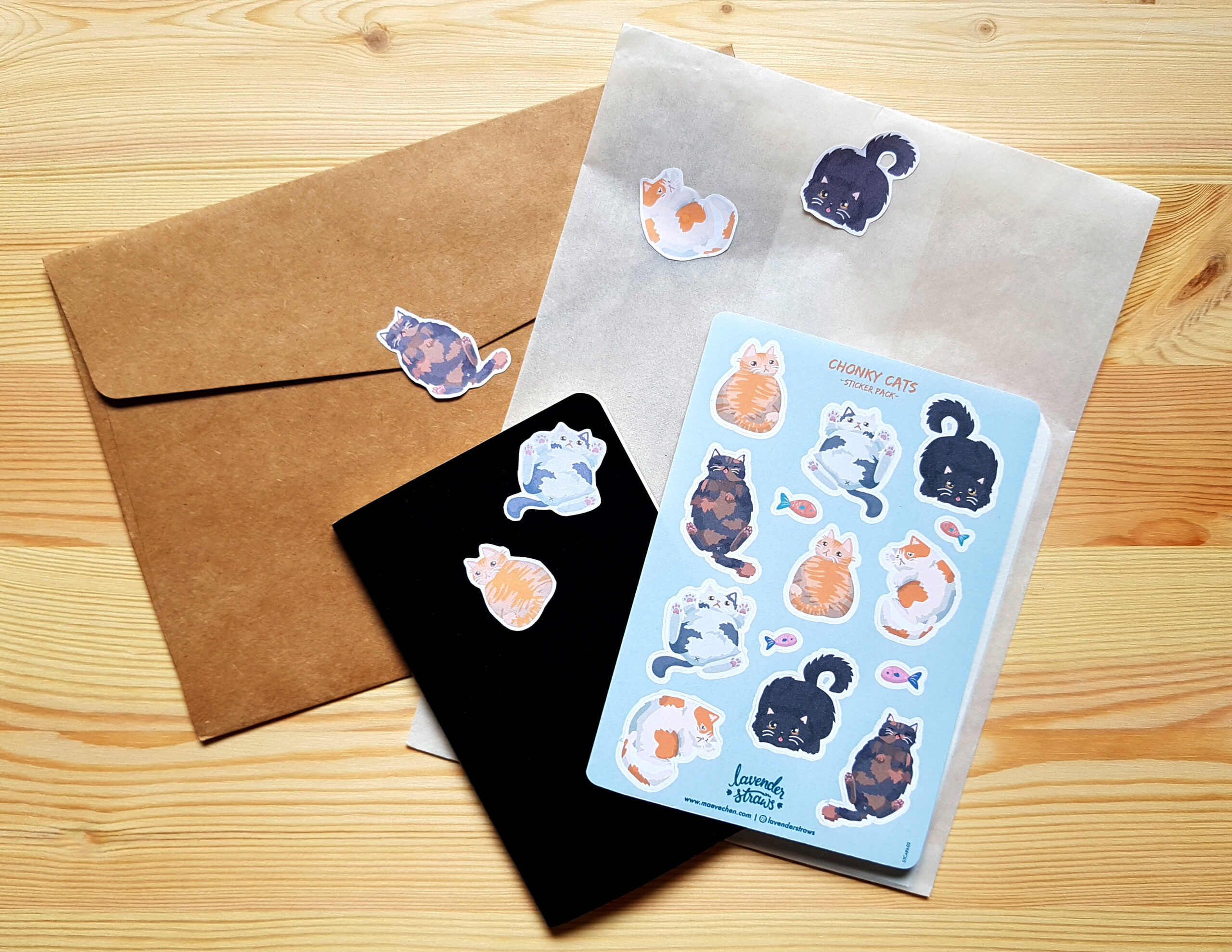 Chonky Cat Sticker Sheet - Image 3
