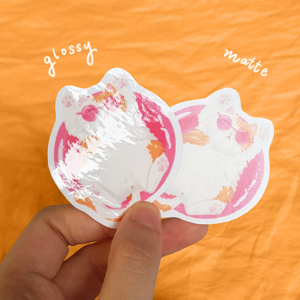 Chonky Cat Summer Vinyl Sticker Benben