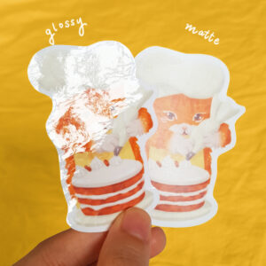 Carrot Baking Vinyl Sticker - Image 2