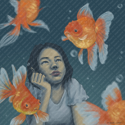 Looking at a Goldfish
