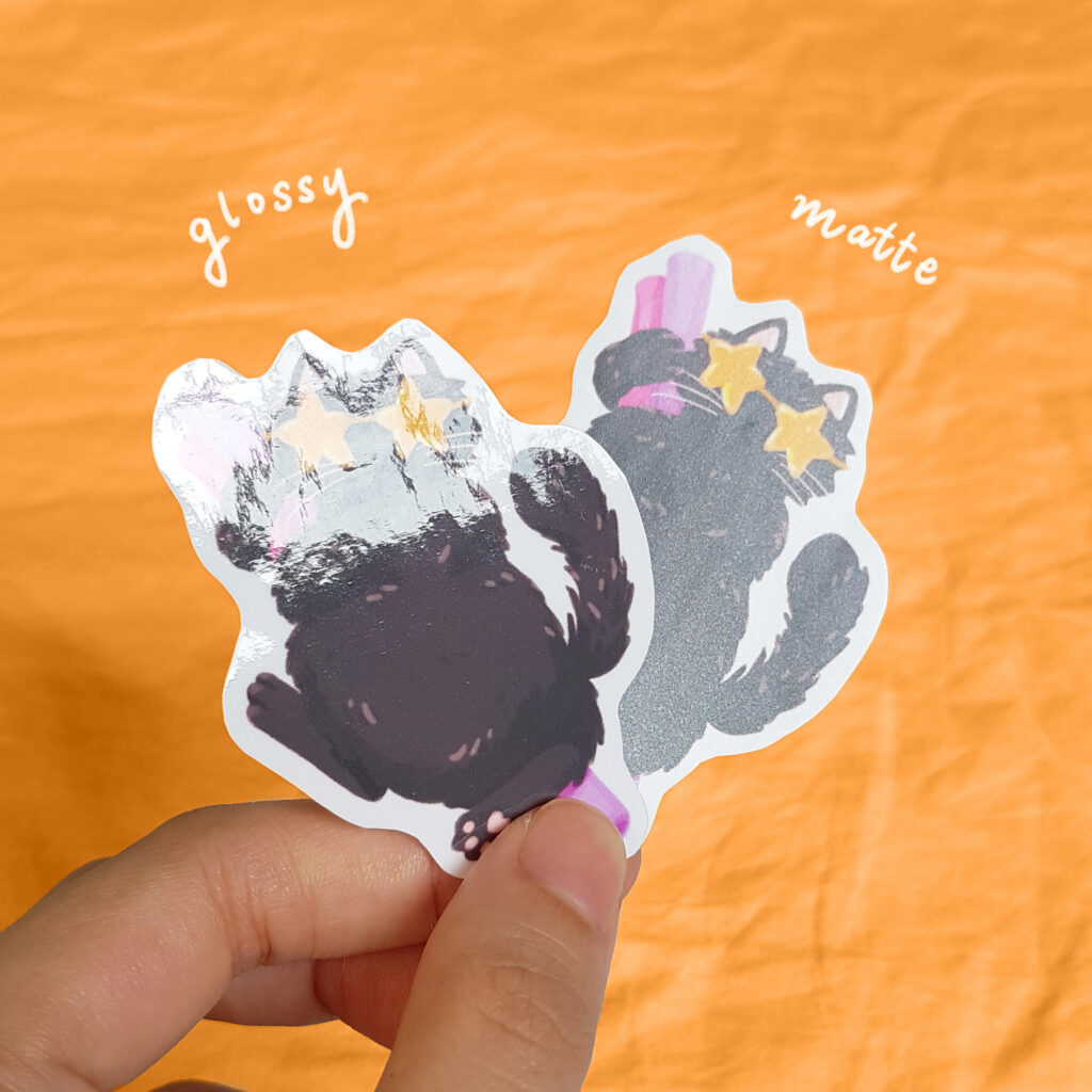 Chonky Cat Summer Vinyl Sticker Nyap