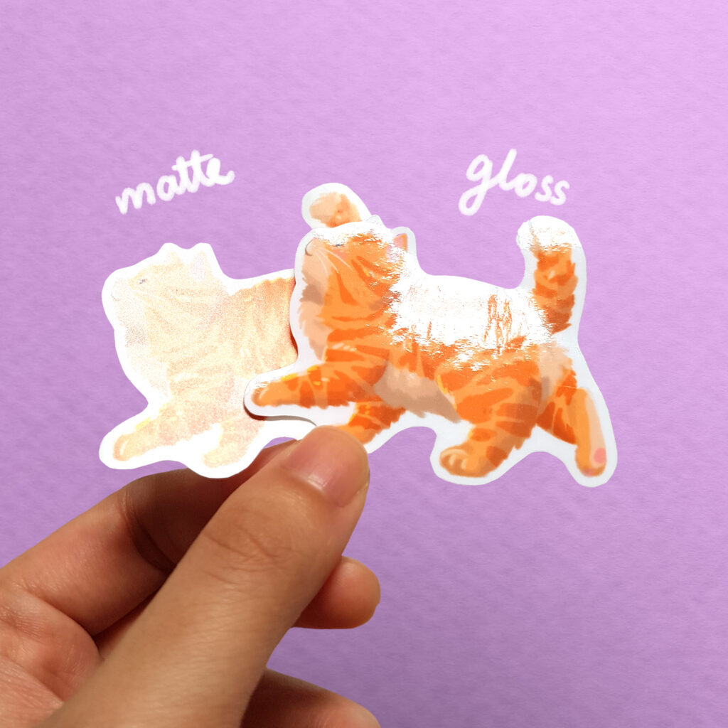 Chonky Babie Orenji Ginger Cat Vinyl Sticker