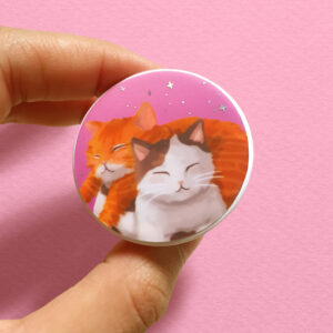 Valentine's Carrot & Fishcake Vinyl Sticker Set - Image 2