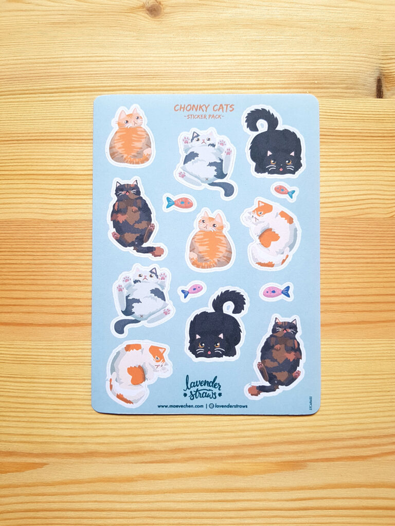 Chonky Cat Sticker Sheet