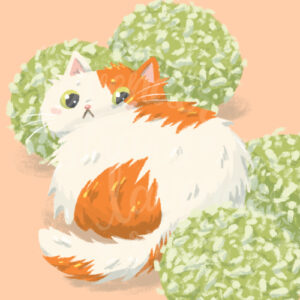 Chonky Cat Benben Ondeh Ondeh Print - Image 2
