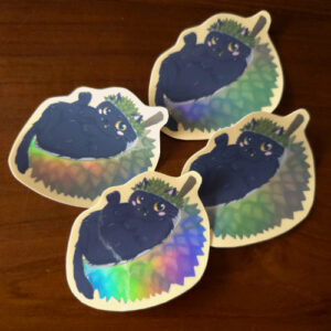Fruity Chonk Nyap Durian Vinyl Sticker L - Image 1