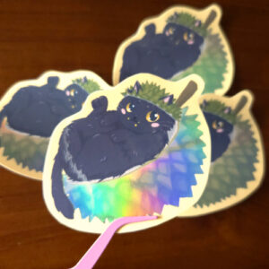 Fruity Chonk Nyap Durian Vinyl Sticker L - Image 2
