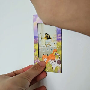 Carrot & Fishcake Flower Field Instax Photo Frame Magnet - Image 2