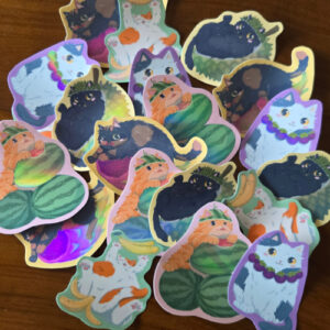 Fruity Chonk Nyap Durian Vinyl Sticker L - Image 4