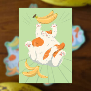 Fruity Chonk Benben Banana Giclee Print - Image 1