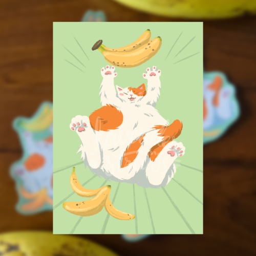 Fruity Chonk Benben Banana Giclee Print