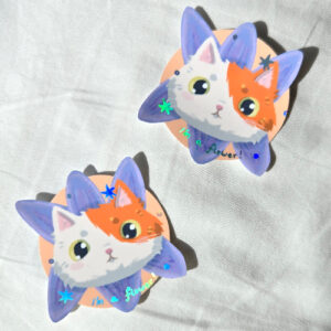 I'm a Flower! Chonky Cat Vinyl Sticker Benben - Image 4