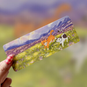 Carrot and Fishcake Flower Field Bookmark - Image 2