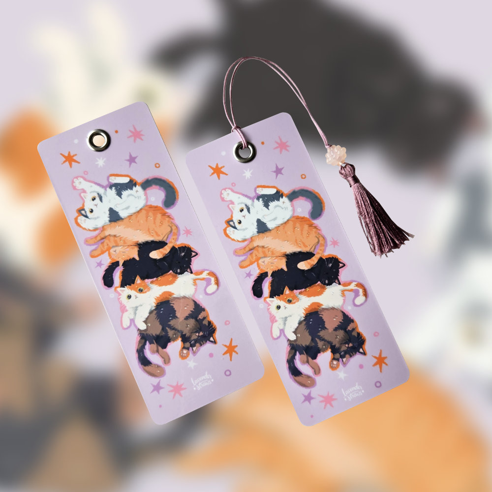 Chonky Cat Stack Bookmark