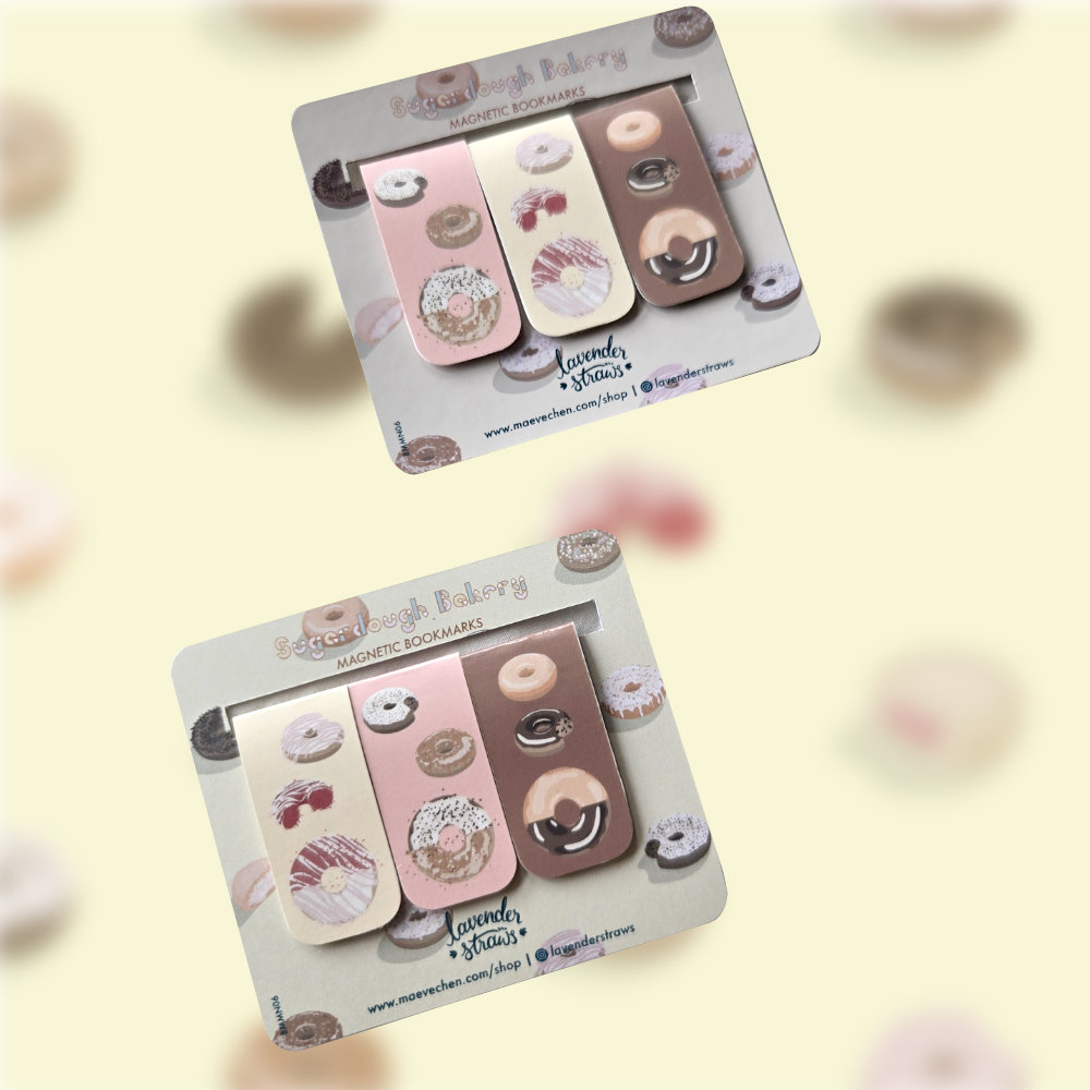 Donuts Magnetic Bookmarks
