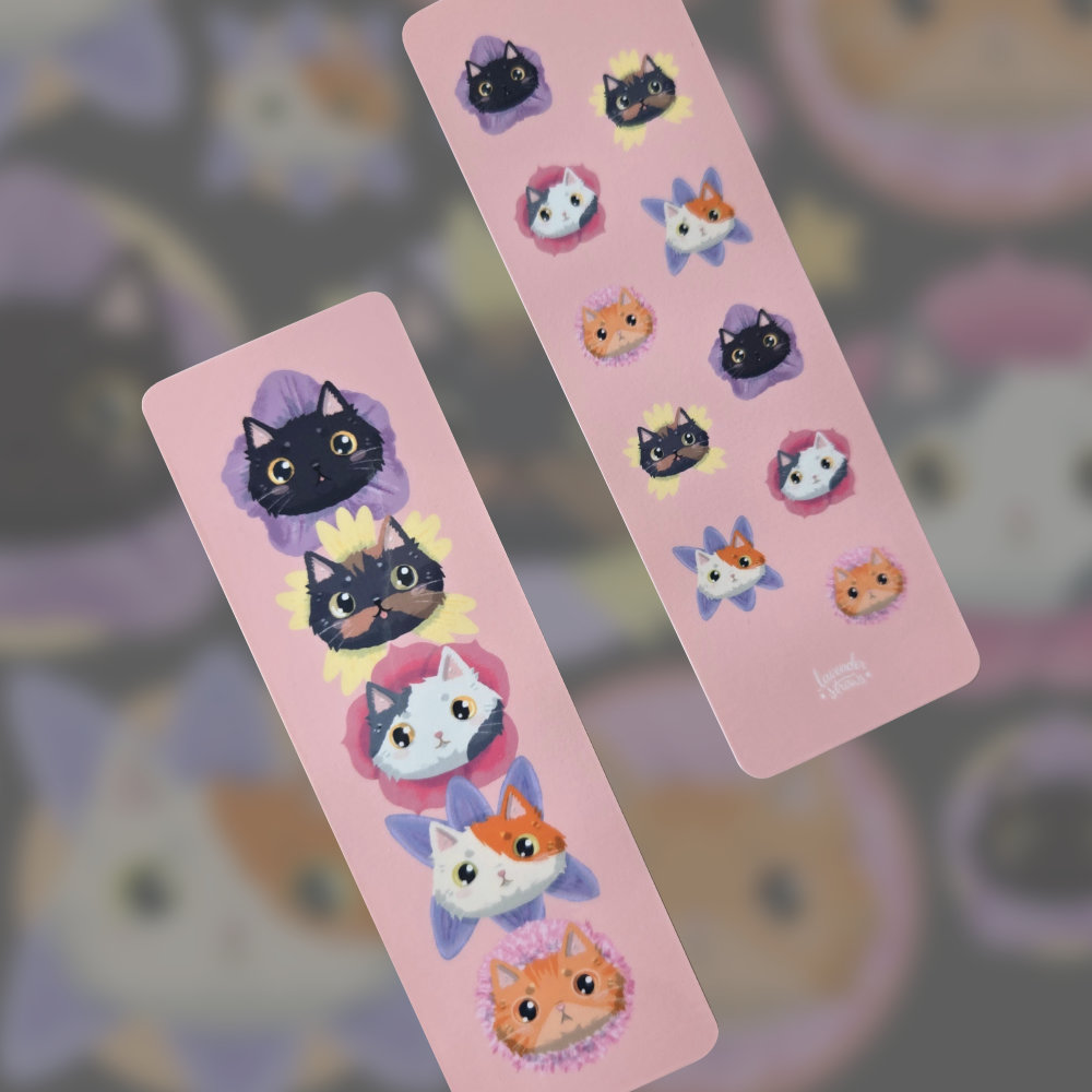 I'm a Flower Chonky Cats Bookmark