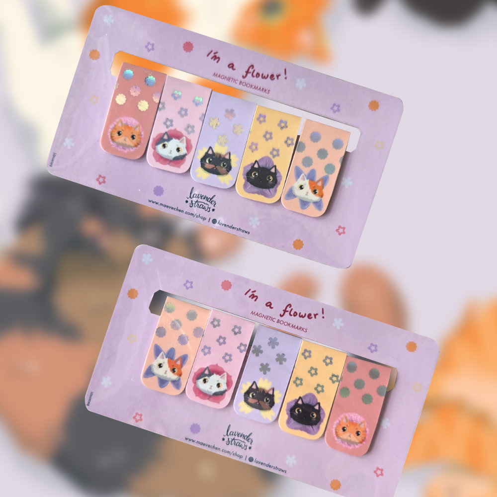 I'm a Flower Magnetic Bookmarks