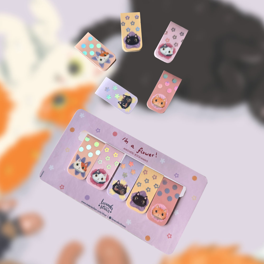 I'm a Flower Magnetic Bookmarks